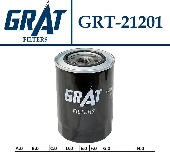 GRAT 21201 Yağ Filtresi ME215002 resmi