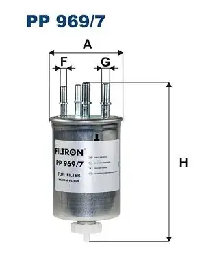 FILTRON PP969/7 Yakıt Filtresi LR041978 resmi