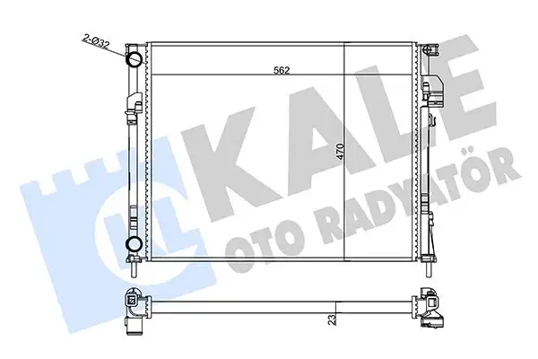 KALE 356890 Radyatör resmi