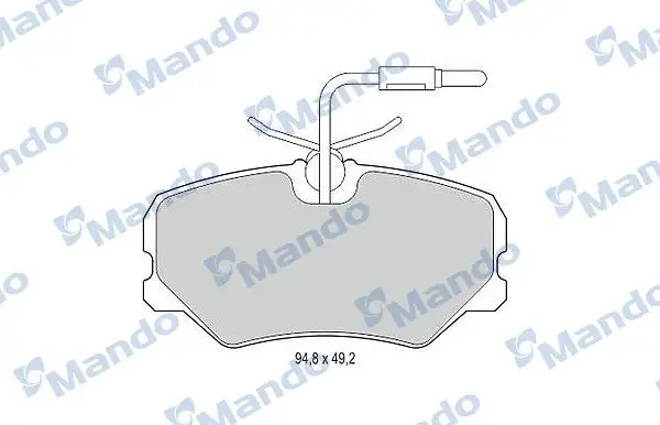 MANDO MBF015082 Ön Fren Balatası resmi