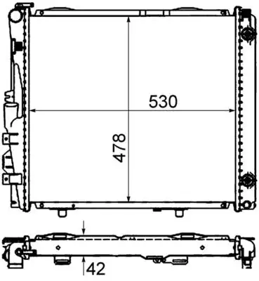 MAHLE CR290000S Radyatör resmi