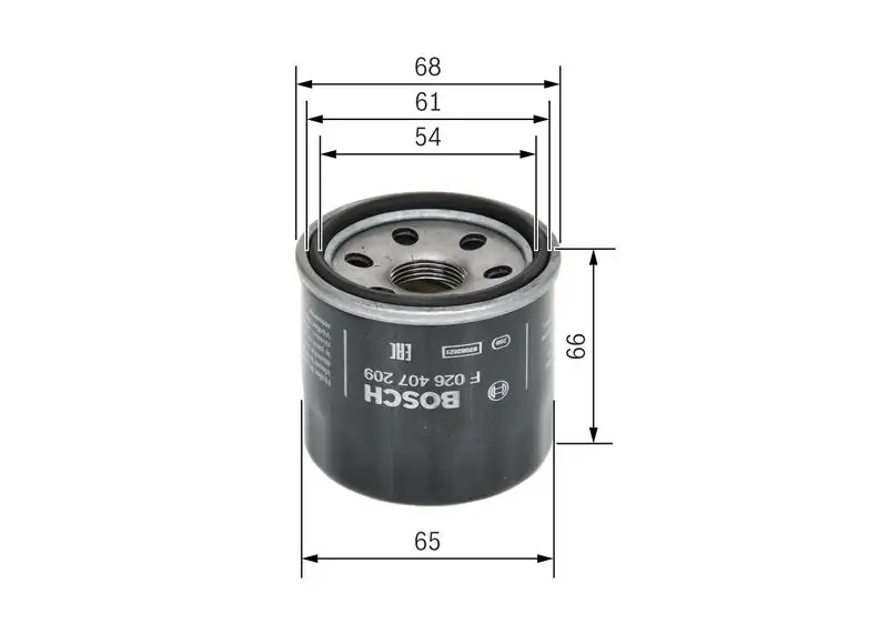 BOSCH F026407209 Yağ Filtresi resmi