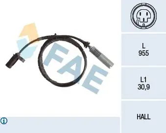 FAE 78139 ABS Hız Sensörü (Arka) 34526762466 resmi