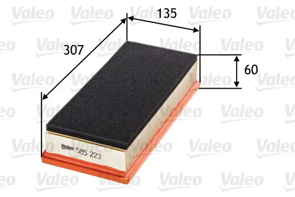 VALEO 585223 Hava Filtresi 46741119 resmi
