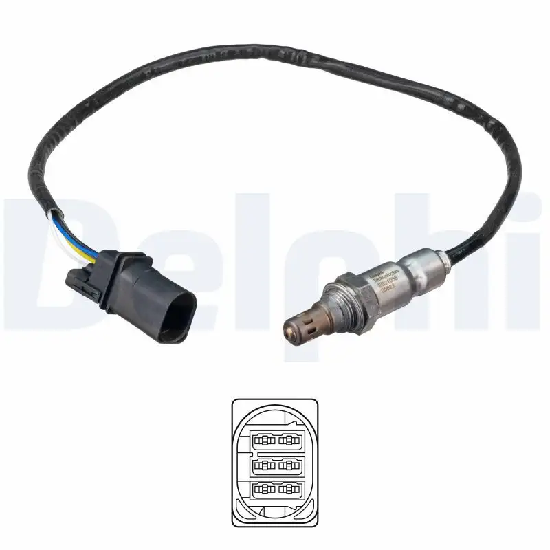 DELPHI ES21056-12B1 Oksijen Sensörü 04L906262AD resmi