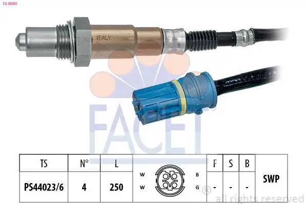 FACET 10.8080 Oksijen Sensörü 11787537995 resmi