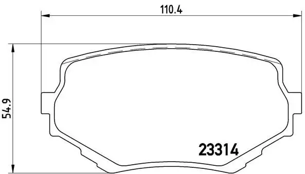 BREMBO P79009 Ön Fren Balatası resmi
