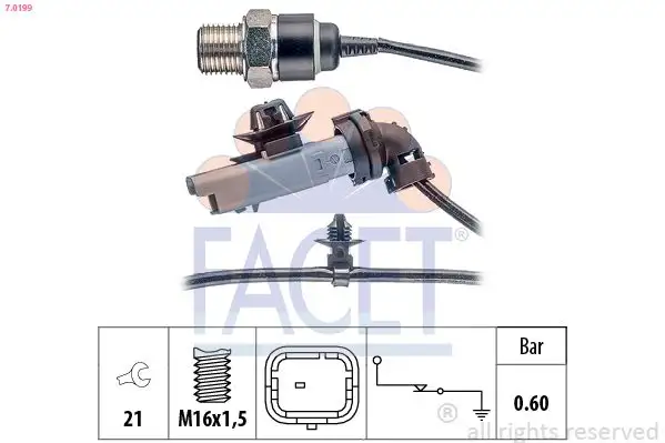 FACET 7.0199 Yağ Müşiri 9670363580 resmi