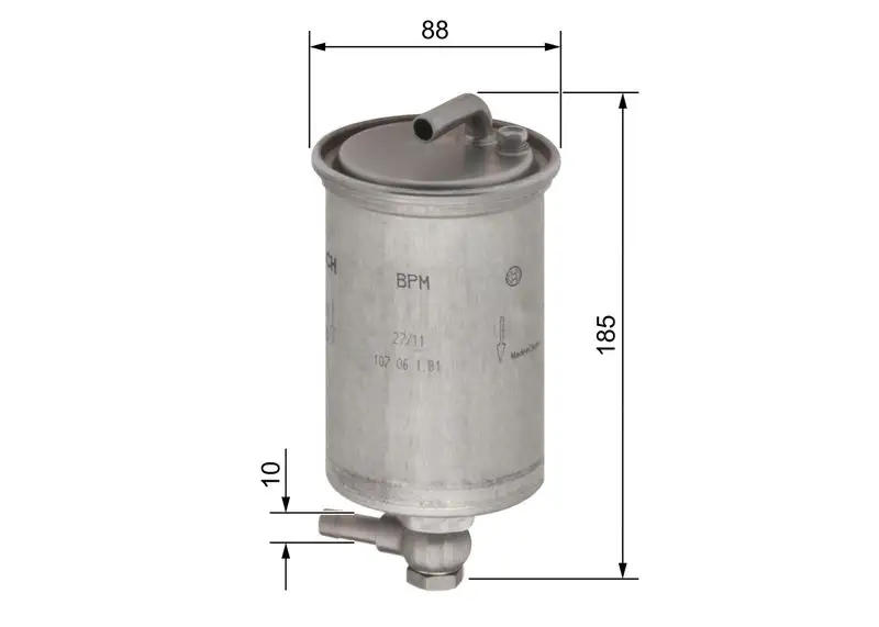BOSCH 0450906431 Yakıt Filtresi 8E0127401C resmi