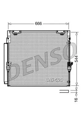 DENSO DCN50036 Klima Radyatörü 8846060400 resmi