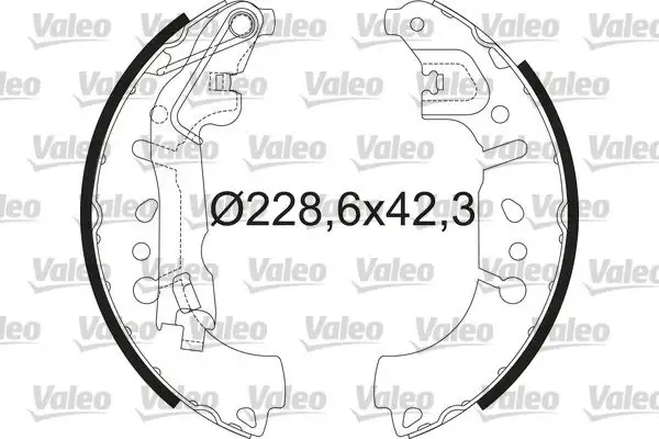 VALEO 564214 Arka Fren Balatası 77367099 resmi