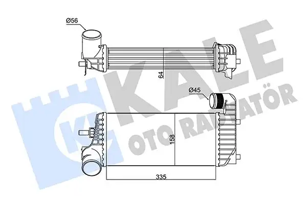KALE 352330 Turbo Radyatörü resmi