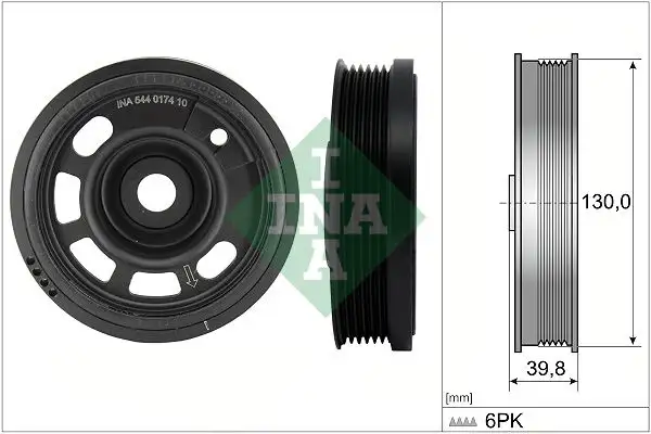 INA 544017410 Krank Kasnağı 04C105243T resmi