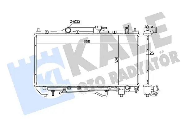 KALE 342190 Radyatör 1640303190 resmi