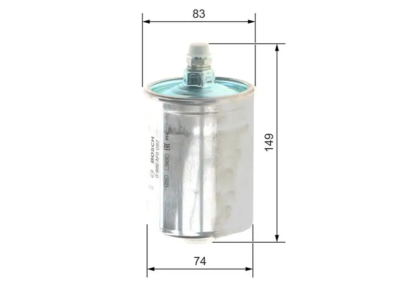 BOSCH 0986AF8092 Yakıt Filtresi resmi