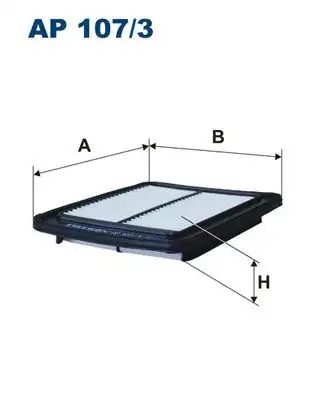 FILTRON AP107/3 Hava Filtresi 281130X000 resmi