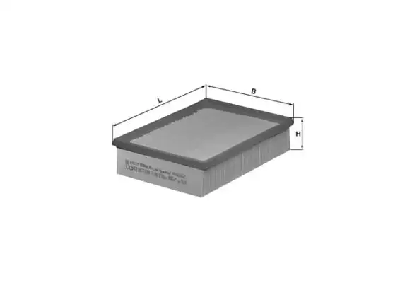 MAHLE LX343 Hava Filtresi 13721730946 resmi