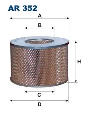 FILTRON AR352 Hava Filtresi resmi