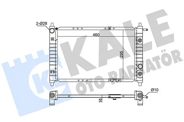 KALE 342260 Radyatör resmi