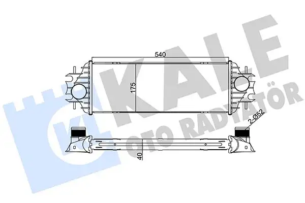 KALE 345045 Turbo Radyatörü resmi