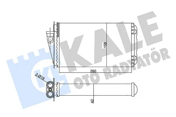 KALE 352030 Kalorifer Radyatörü 60779470 resmi
