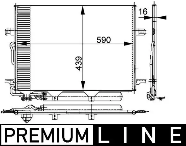 MAHLE AC318000P Klima Radyatörü resmi