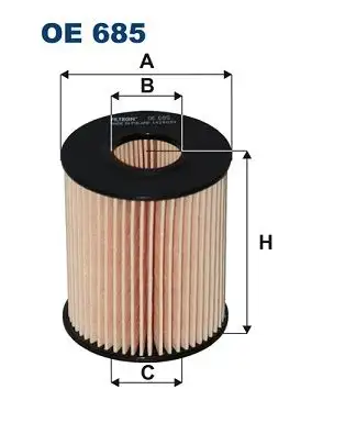 FILTRON OE685 Yağ Filtresi resmi
