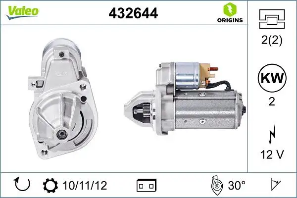 VALEO 432644 Marş Motoru resmi
