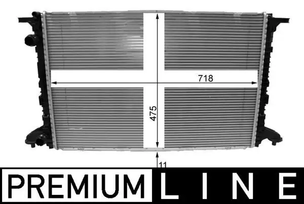 MAHLE CR2177000P Radyatör 8W0121251J resmi