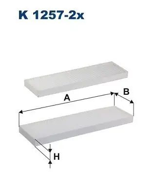 FILTRON K1257-2X Polen Filtresi 971331J000AT resmi