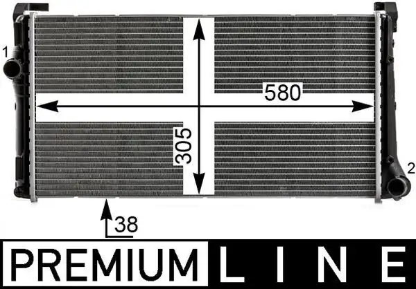 MAHLE CR1995000P Radyatör 51733001 resmi