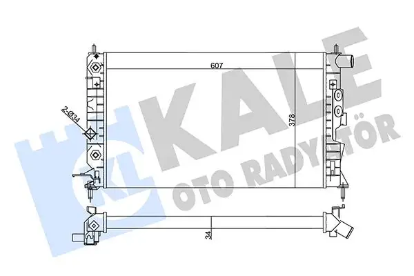KALE 357040 Radyatör resmi