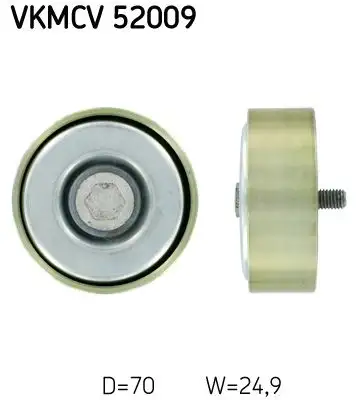 SKF VKMCV52009 Alternatör Gergi Rulmanı resmi