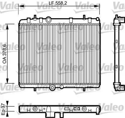 VALEO 734463 Radyatör resmi