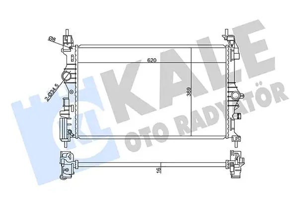 KALE 358955 Radyatör resmi