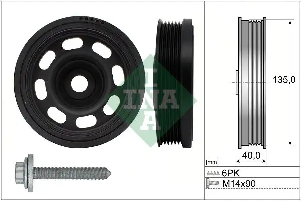 INA 544018420 Krank Kasnağı 04C105243D resmi