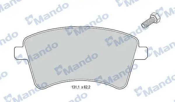 MANDO MBF015240 Ön Fren Balatası resmi