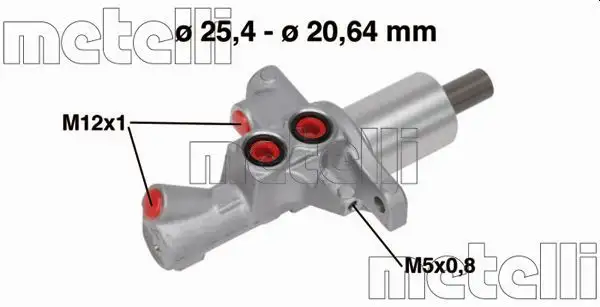 METELLI 05-0748 Ana Merkez A2044300501 resmi