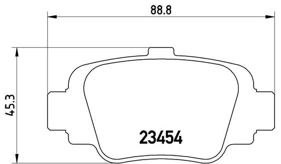 BREMBO P56032 Arka Fren Balatası 4406099B85 resmi